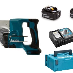 Makita DJS130RTJ 18V Li-Ion Accu Plaatschaar Set In Mbox (2x 5