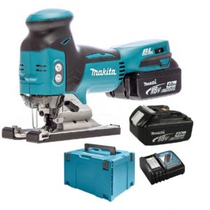 Makita DJV181RMJ 18V Li-Ion Accu Decoupeerzaag Set (2x 4.0Ah Accu) In Mbox - T-greep - Variabel - Koolborstelloos