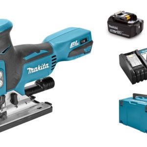 Makita DJV181RT1J 18V Li-Ion Accu Decoupeerzaag Set (2x 5.0Ah Accu) In Mbox - T-greep - Variabel - Koolborstelloos