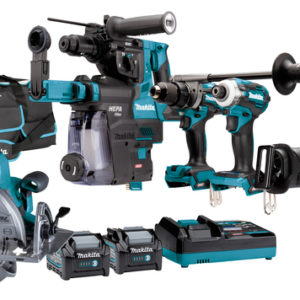 Makita DK0162G601 XGT 40V Max Li-Ion 4-delige Accu Combiset (2x 4