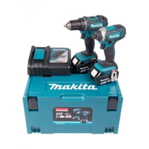 Makita DLX2127MJ 18V Li-Ion Accu Boor-/schroefmachine (DDF482)&Slagschroevendraaier (DTD152) Combiset (2x 4.0Ah) In Mbox