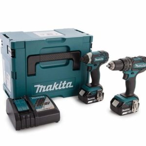 Makita DLX2131TJ 18V Li-Ion Accu Klopboor-/schroefmachine (DHP482)&Slagschroevendraaier (DTD152) Combiset (2x 5.0Ah Accu) In Mbox