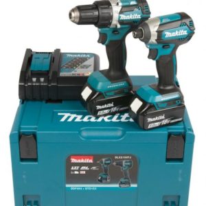 Makita DLX2189TJ 18V Li-Ion Accu Schroef/boormachine (DDF484)&Slagschroevendraaier (DTD153) Combiset (2x 5