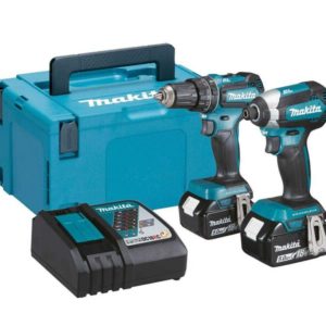 Makita DLX2283TJ 18V Li-Ion Accu Klopboor-/schroefmachine (DHP485)&Slagschroevendraaier (DTD153) Combiset (2x 5