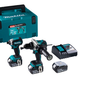 Makita DLX2418TJ 18V Li-Ion Accu Klopboor-/schroefmachine (DHP486)&Slagschroevendraaier (DTD153) Combiset (3x 5.0Ah Accu) In Mbox