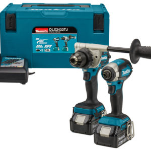 Makita DLX2432TJ 18V Li-Ion Accu Boor-/schroefmachine (DDF486)&Slagschroevendraaier (DTD153) Combiset (2x 5.0Ah) In Mbox