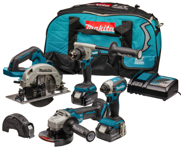 Makita DLX4156TX1 LXT 18V Li-Ion Accu Combiset (2x 5