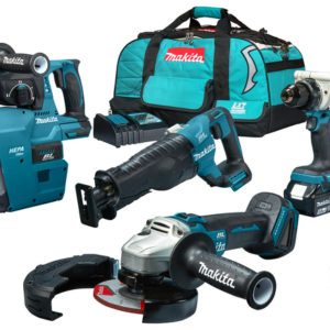 Makita DLX5069TX1 18V Li-ion Accu 5-delige Combiset (2x 5.0Ah Accu) In Tas