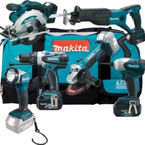 Makita DLX6011 18V Li-Ion Accu 6-delige Combiset (3x 3.0Ah Accu) In Tas