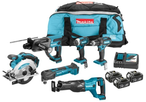 Makita DLX6038T 18V Li-Ion Accu Combiset (3x 5