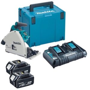 Makita DSP600PT2J 36V (2x 18V) Li-Ion Accu Invalzaag Set (2x 5