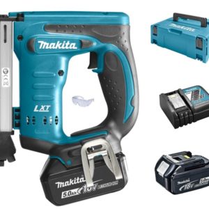 Makita DST221RTJ 18V Li-Ion Accu Nietmachine Set (2x 5.0Ah Accu) In Mbox - 10-22mm