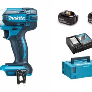 Makita DTD152RTJ 18V Li-Ion Accu Slagschroevendraaier Set (2x 5.0Ah Accu) In Mbox