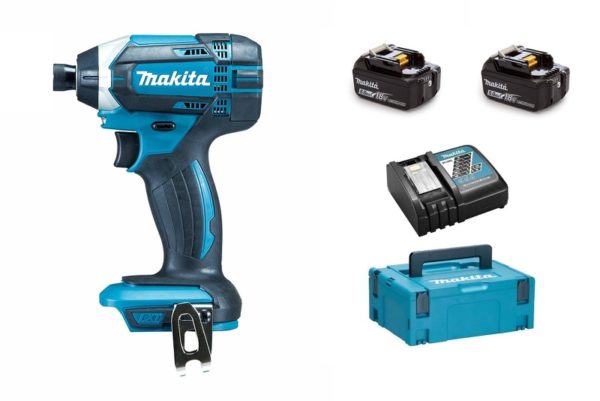 Makita DTD152RTJ 18V Li-Ion Accu Slagschroevendraaier Set (2x 5.0Ah Accu) In Mbox