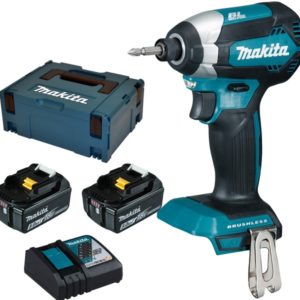 Makita DTD153RTJ 18V Li-Ion Accu Slagschroevendraaier Set (2x 5.0Ah Accu) In Mbox - Koolborstelloos