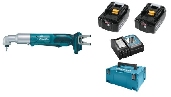 Makita DTL061RMJ 18V Li-Ion Accu Haakse Slagschroevendraaier Set (2x 4.0Ah Accu) In Mbox