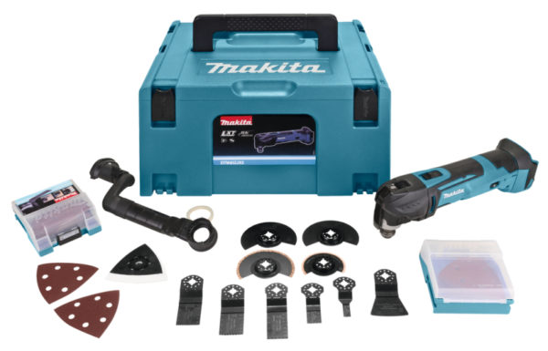 Makita DTM41ZJX3 14.4V Li-Ion Accu Multitool Body + 42 Delige Accessoireset In Mbox - Snelwissel