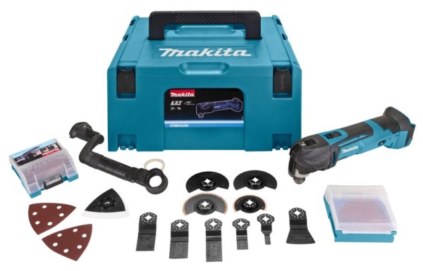 Makita DTM51ZJX3 18V Li-Ion Accu Multitool Body + 41 Delige Accessoireset In Mbox - Snelwissel