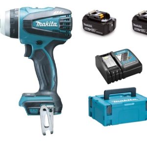 Makita DTP141RTJ 18V Li-Ion Accu Hybride Boor-/schroefmachine Set (2x 5.0Ah Accu) In Mbox - Koolborstelloos