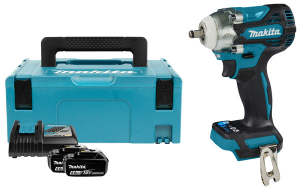 Makita DTW302RTJ 18V Li-Ion Accu Slagmoersleutel Set (2x 5