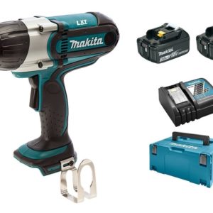 Makita DTW450RFJ 18V Li-Ion Accu Slagmoersleutel Set (2x 3.0Ah Accu) In Mbox - 440Nm - 1/2"