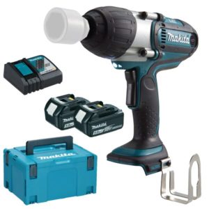 Makita DTW450RTJ 18V Li-Ion Accu Slagmoersleutel Set (2x 5.0Ah Accu) In Mbox - 440Nm - 1/2"