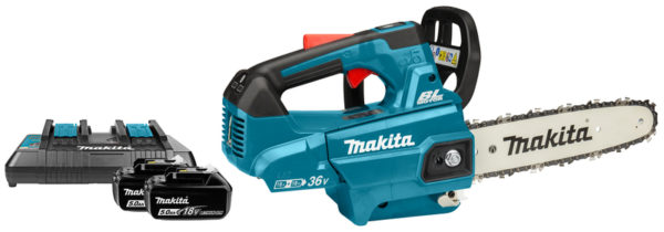 Makita DUC256PT2 2X18V Li-Ion Accu Kettingzaag Set (2x 5