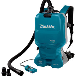 Makita DVC665ZU 2x18V Li-Ion Rugstofzuiger Body Incl. Accessoires - 1800L/min - 110mbar - Koolborstelloos