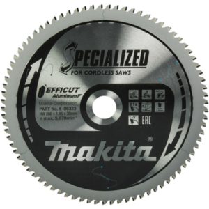 Makita E-06323 Efficut Afkortzaagblad - 260 X 30 X 81T - Aluminium