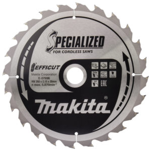 Makita E-07696 Efficut Cirkelzaagblad Hout - 260x30x2