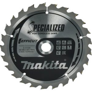 Makita E-11140 Efficut Cirkelzaagblad Hout - 190x20x1