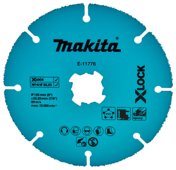 Makita E-11776 X-Lock Diamantdoorslijpschijf - 125x22