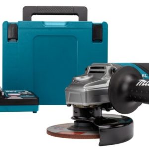 Makita GA016GM201 XGT 40V Max Li-Ion Accu Haakse Slijper Set (2x 4