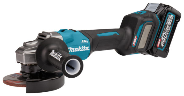 Makita GA026GM201 XGT 40V Max Li-ion Accu Haakse Slijper Set (2x 4.0Ah) In Mbox -125mm