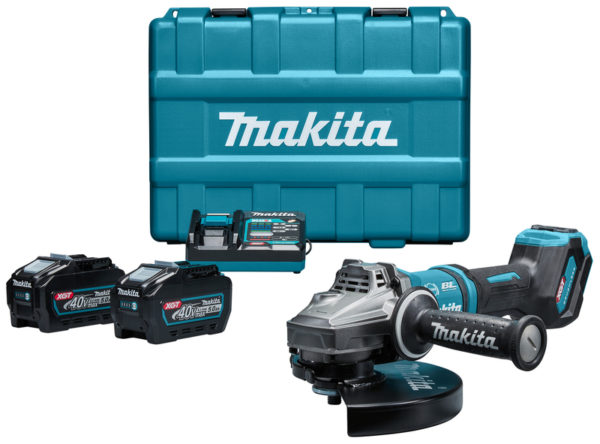 Makita GA038GT203 XGT 40V Max Li-Ion Accu Haakse Slijper Set (2x 5