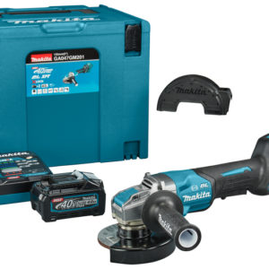 Makita GA047GM201 XGT 40V Max Li-ion Accu Haakse Slijper Set (2x 4