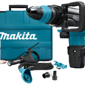 Makita HR006GZ04 XGT 2x40V Max Li-Ion Accu SDS-Max Combihamer Body Met AWS Zender En Stofafzuigset