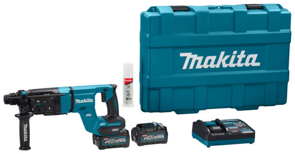 Makita HR007GM201 40V Max Li-Ion Accu SDS-Plus Combihamer Set (2x 4