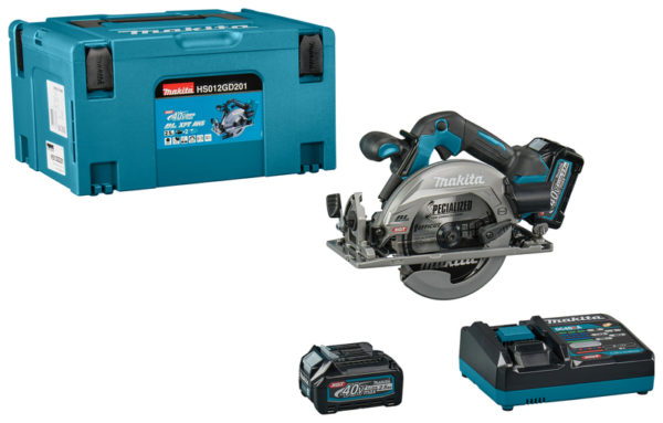 Makita HS012GD201 XGT 40V Li-Ion Accu Cirkelzaag Set (2x 2