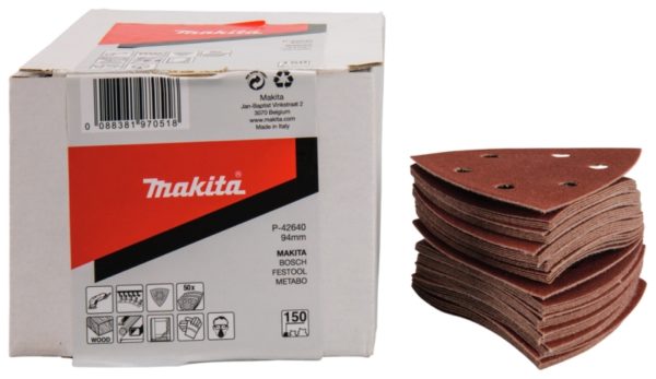 Makita P-42640 Deltaschuurvellen - 94 X K150 - Hout (50st)