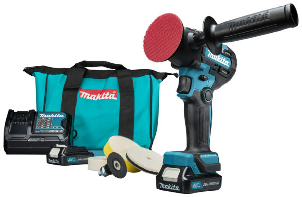 Makita PV301DSAE CXT 12V Max Li-Ion Accu Schuur-/poetsmachine Set (2x 2