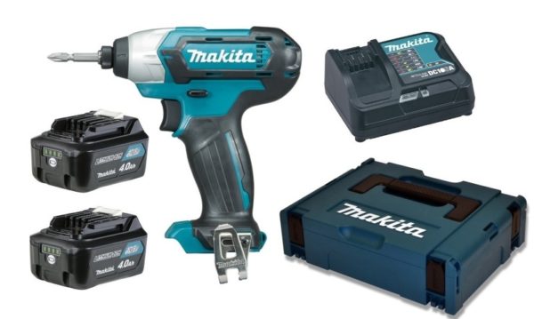 Makita TD110DSMJ 10.8V Li-Ion Accu Slagschroevendraaier Set (2x 4.0Ah Accu) In Mbox