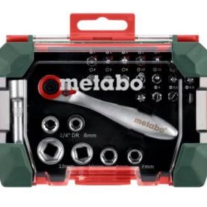 Metabo 626701000 26 Delige Bit- En Ratel Set In Cassette