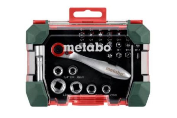 Metabo 626701000 26 Delige Bit- En Ratel Set In Cassette