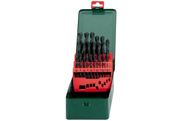 Metabo 627152000 25 Delige HSS-R Metaalboren In Metalen Cassette