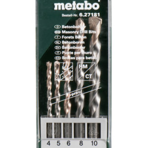 Metabo 627181000 5 Delige PRO Betonboren Set In Cassette