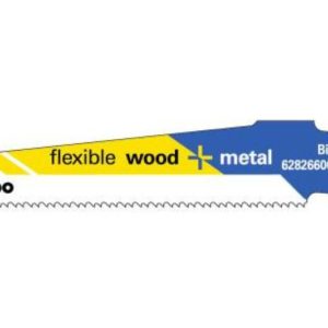 Metabo 628266000 Reciprozaagblad - 100 X 14-18TPI - Hout/Metaal (5st)