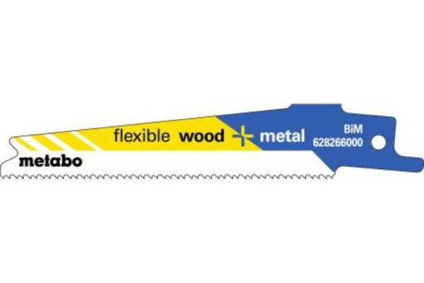 Metabo 628266000 Reciprozaagblad - 100 X 14-18TPI - Hout/Metaal (5st)