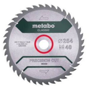 Metabo 628325000 Cirkelzaagblad PrecisionCutClassic 254x30