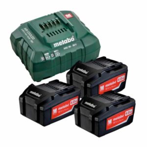 Metabo 685049000 18V Li-Ion Accu Starterset (3x 4.0Ah) + Lader